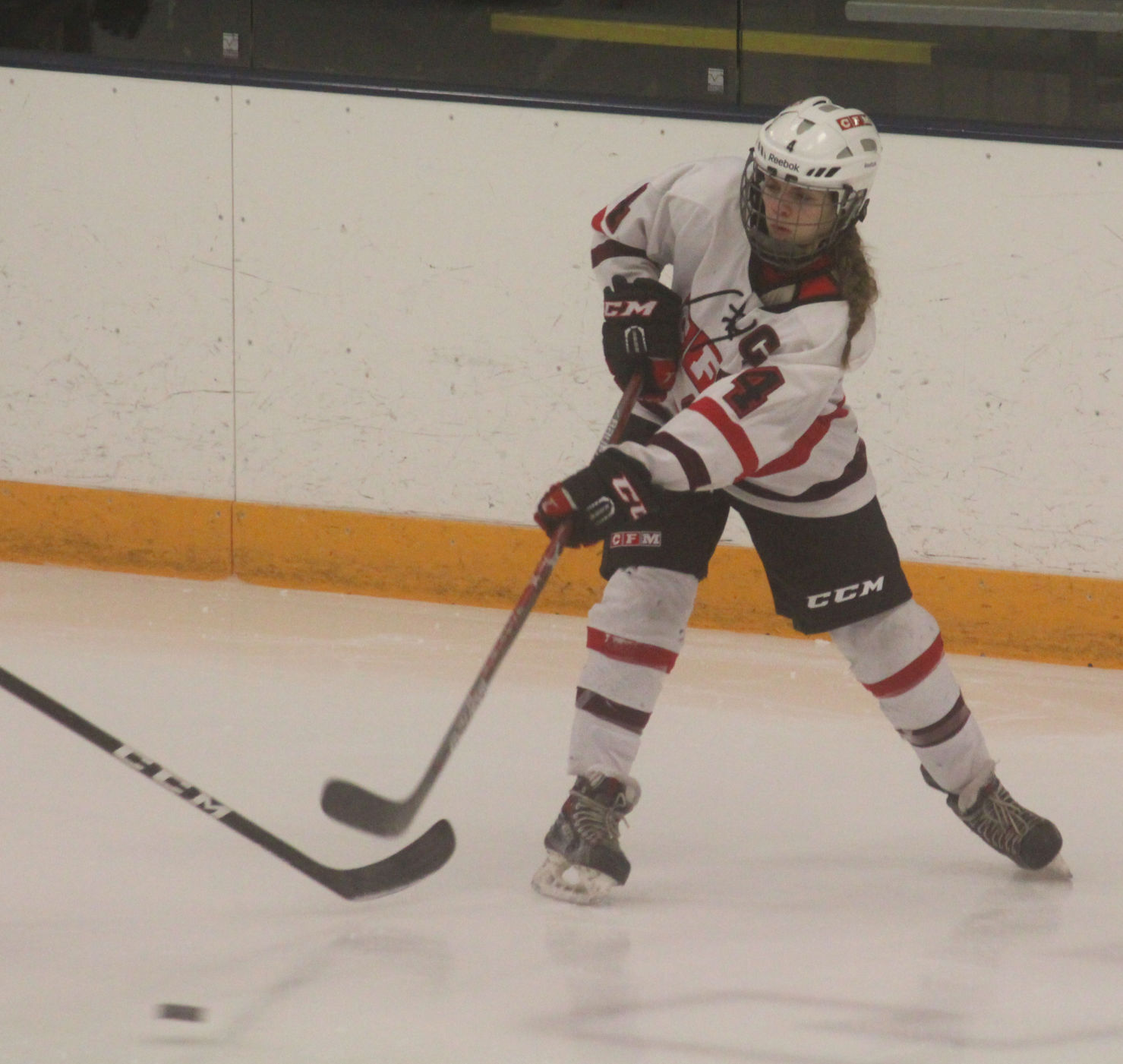 Chi-Hi/Menomonie girls hockey vs Appleton United at Eau Claire 12-28-17